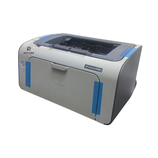 HP LaserJet P1007 / P1008 Printer (Refurbished) Front Left View