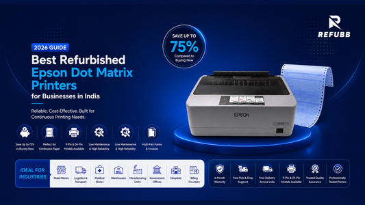 Best Refurbished Epson Dot Matrix Printers for Businesses in India (2026 Guide)