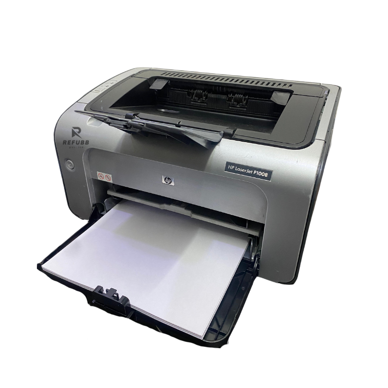 HP LaserJet P1007 / P1008 Printer (Refurbished) Left Side View