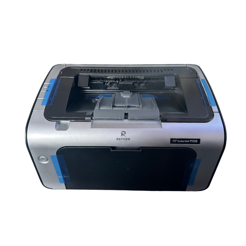 HP LaserJet P1108 Single Function Monochrome Laser Printer (Refurbished) Front View