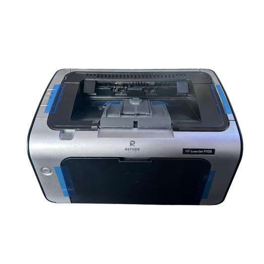 HP LaserJet P1108 Single Function Monochrome Laser Printer (Refurbished) Front View