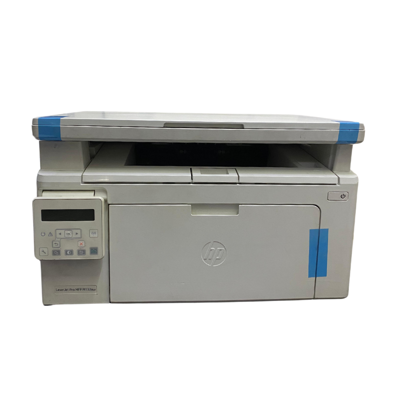 HP LaserJet Pro MFP M132nw Multi-function Wi-Fi Laser Printer (Refurbished) Front View