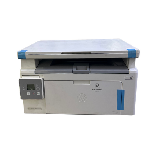 HP LaserJet Ultra MFP M134a Multi-function Laser Printer Refurbished Front View.