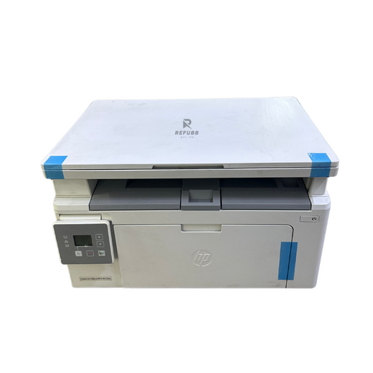 HP LaserJet Ultra MFP M134a Printer Top View with Scanner