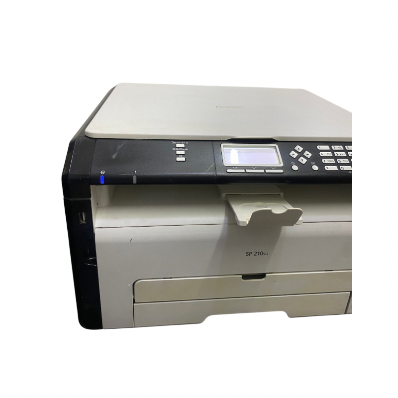Ricoh SP 210SU All In One Laser Printer (Refurbished) Front Left View