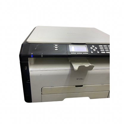 Ricoh SP 210SU All In One Laser Printer (Refurbished) Front Left View