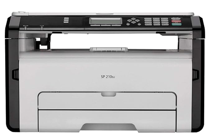 Ricoh SP 210SU All In One Laser Printer (Refurbished) Rear View